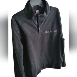 32 Degrees Mens Black Fleece Pullover